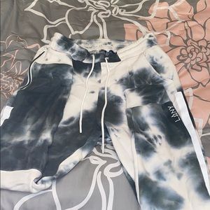 Tye dye sweat pants